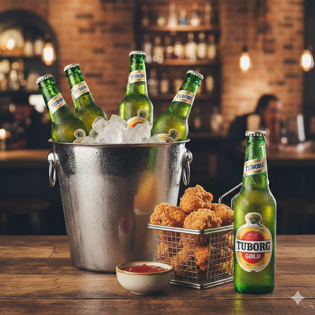 Tuborg 50Cl Şişe 6'lı + Crispy Chicken Stick